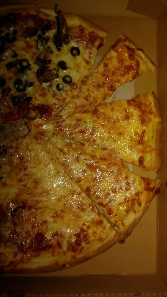 Half Cheese Half Mistake Pizza